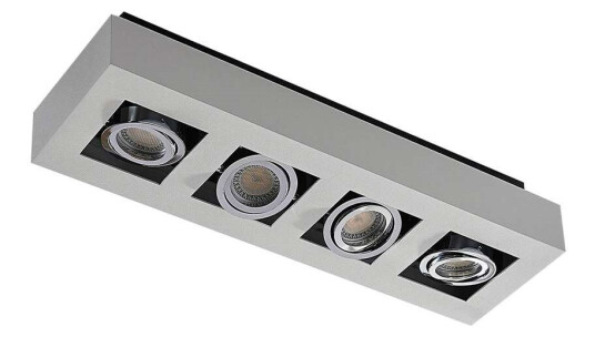 Arcchio Avlang taklampe Vince i hvit, 4 lyskilder