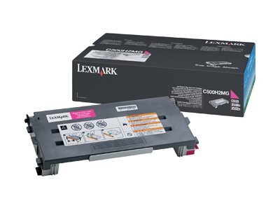 Lexmark - Høy Ytelse - Magenta - Original - Tonerpatron - For Lexmark C500n X500n X502n