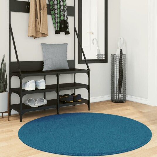  Teppe OVIEDO kort luv turkis Ø 120 cm 8721012232129