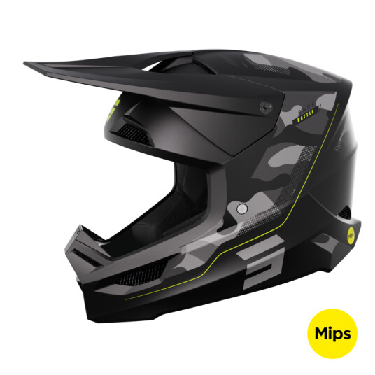 Shot Race Gear Crosshjelm Shot Race Neon-Gul Shot Race Gear Crosshjelm Shot Race Neon-Gul