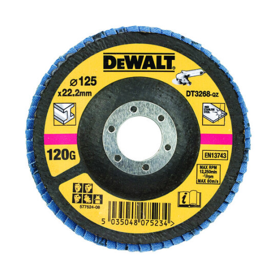 Dewalt Lamellskive 125mm 80k dt3267 vinklet