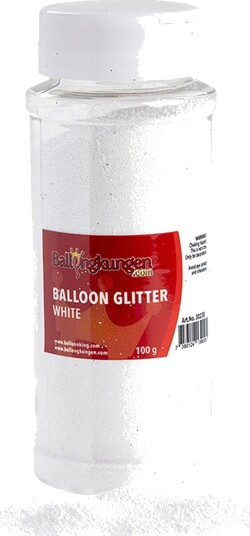 Ballongkungen Ballongglitter Hvit 30230