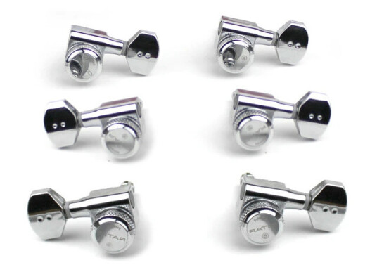 Graph Tech Prl-8421-C0 Ratio Electric Locking Machine Heads 4 + 2 - Chrome