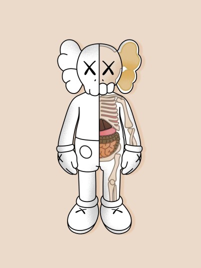 Plakat Tegneseriefigur
