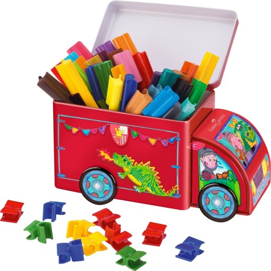 Faber-Castell Connector Felt-tip pens Truck  Set of 33