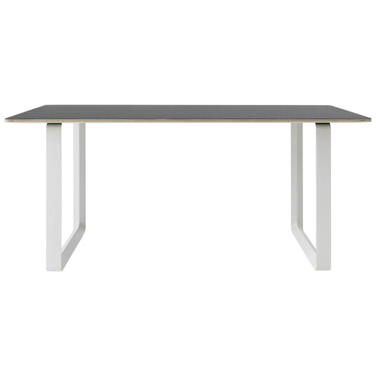 Muuto 70/70 Bord 90x225 cm Linoleum Sort / Grå
