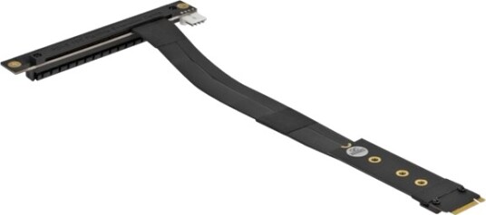 Delock M.2 Key M Til Pcie X16 Nvme Vinklet - Grensesnittadapter - Pcie 3.0 X16 (Nvme) - M.2-Kort (64134)