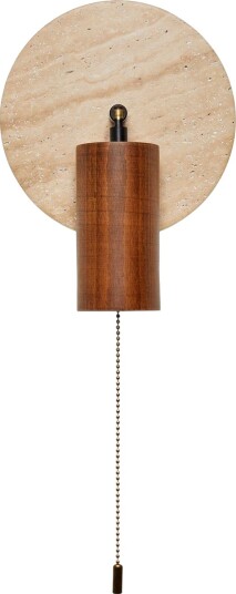 Tharosel vegglampe 21 cm - Beige Valnøtt
