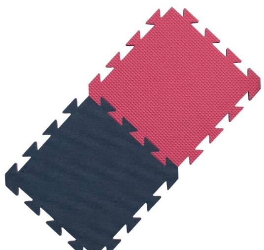 Yate Foam Carpet Rosa/mørk blå
