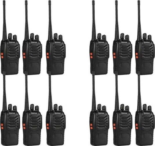 12-pakning Oppladbare Walkie Talkies for Teamkommunikasjon Lang Rekkevidde - Perfekt