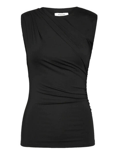 Rosemunde Rwbillie Sl Drape Top Black 34 Rosemunde Rwbillie Sl Drape Top Black 34