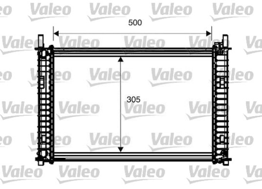 VALEO 734274 Radiator motorkjøling