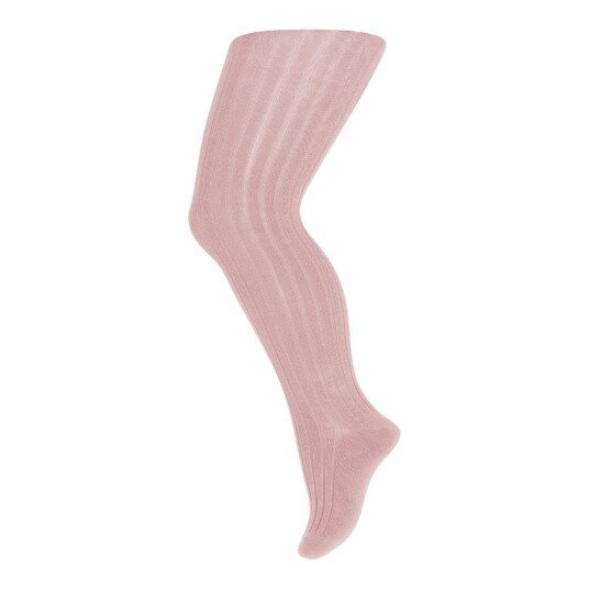 mp denmark cotton rib tights silver pink 70