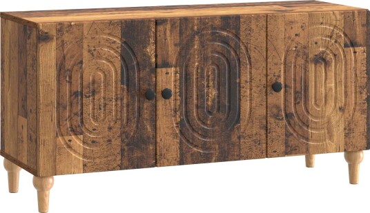 TV skap Gammelt tre 99 x 34,5 x 50 cm Konstruert tre TV skap Gammelt tre 99 x 34,5 x 50 cm Konstruert tre
