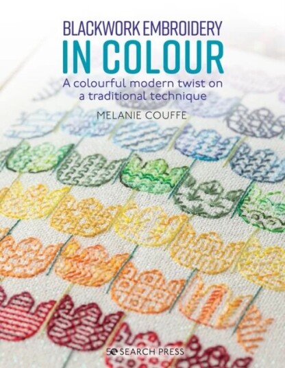 Blackwork Embroidery in Colour av Melanie Couffe