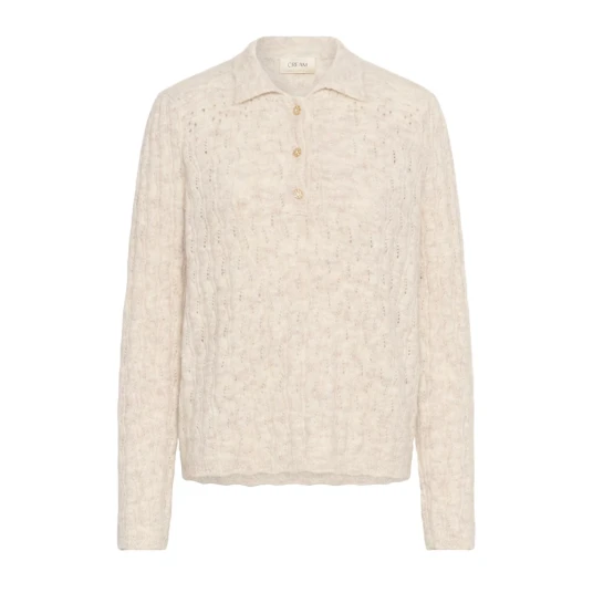 Cream Dame Strikkevarer Hvit M Cream Dame Strikkevarer Hvit M