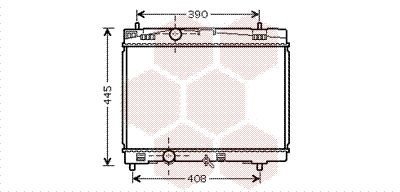 Radiator VAN WEZEL 53002357