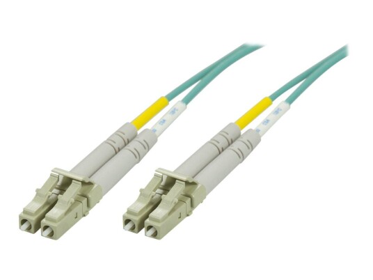 Deltaco 3m Fiberoptisk Nettverkskabel LC Enkeltmodus Gult
