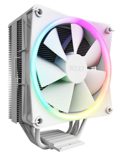 NZXT T120 RGB CPU-kjøler 120mm Hvit med PWM og LED-belysning NZXT T120 RGB CPU-kjøler 120mm Hvit med PWM og LED-belysning