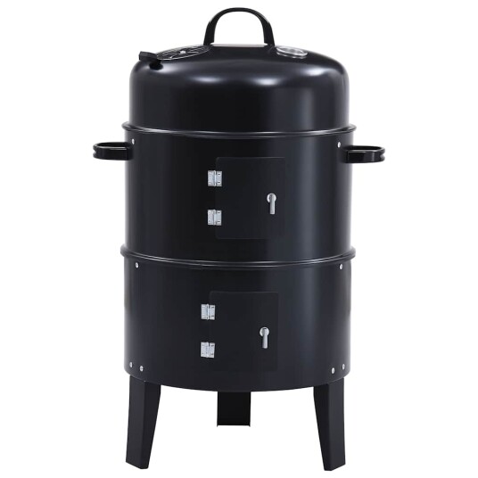 3-i-1 Røykgrill 40x80 cm