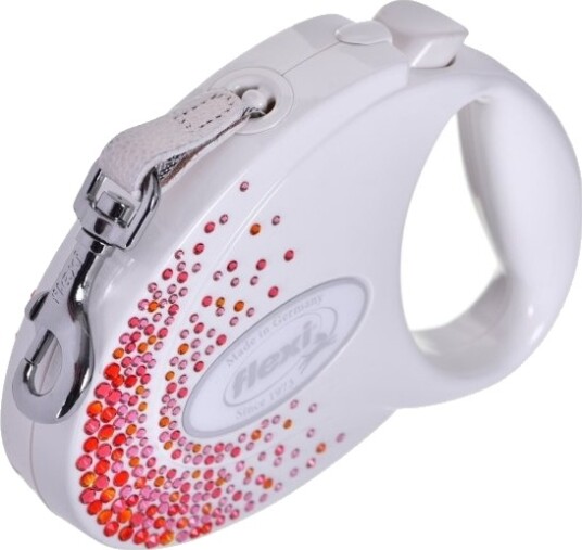 Flexi Line Til Hund Glam Splash Orient Hvit 5 M