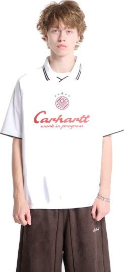 Carhartt WIP Terrace Football T Shirt White