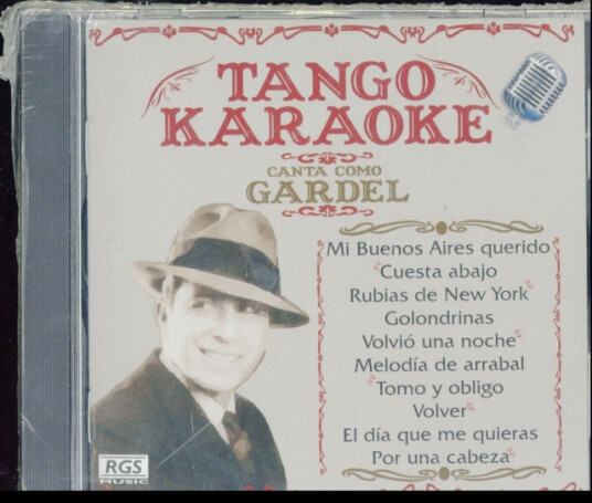Norberto Vogel  Tango Karaoke Gardel  CD