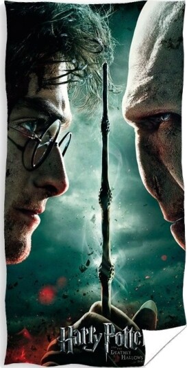Harry Potter And The Deathly Hallows Badehåndklæde   100 Procent Bomuld
