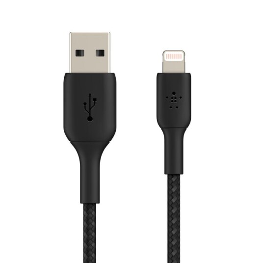 Belkin Boost Charge 1m USB-A til Lightning Kabel Svart
