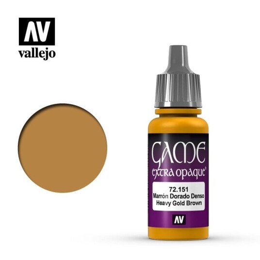 Vallejo Game Color Heavy Gold Brown 17ml (72.151)