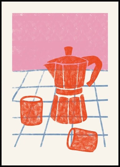 COFFEE TIME Poster Plakat / 21x30cm