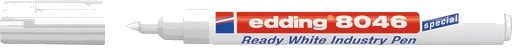 Edding 8046 Ready White Industry Pen 1-3Mm - Instant Flow ( 10Stk I Æske)
