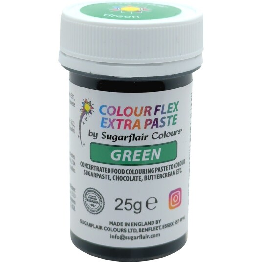 Sugarflair  Max Concentrate Pastafarge Grønn 25g 