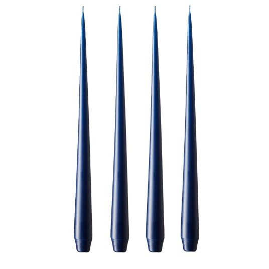 Ester & Erik lys 42 cm 4-pakning royal navy Matt