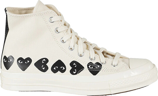 Comme des Garçons Play Herre Sko Hvit 42 EU,