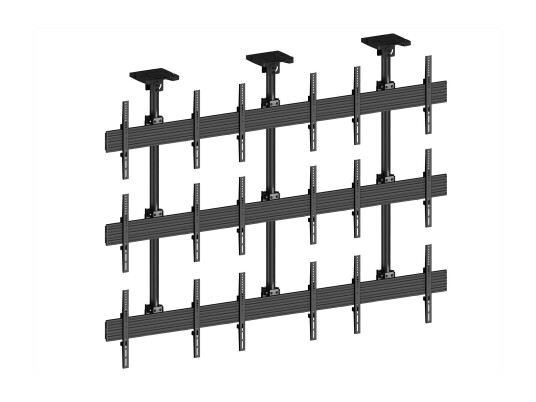 Multibrackets M Pro MBC3X3U monteringssett - for 9 LCD-displayer - svart Multibrackets M Pro MBC3X3U monteringssett - for 9 LCD-displayer - svart
