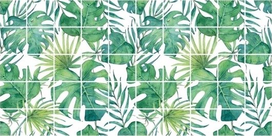 Grace Baltic Pvc-Panel Monstera 964x484 mm Grace Baltic Pvc-Panel Monstera 964x484 mm