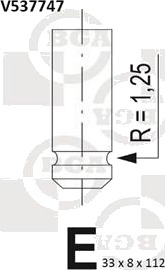Utløpsventil BGA V537747