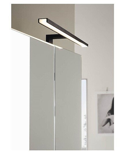 Noro Flex LED Baderomslampe 500 500x120 mm Sort Noro Flex LED Baderomslampe 500 500x120 mm Sort