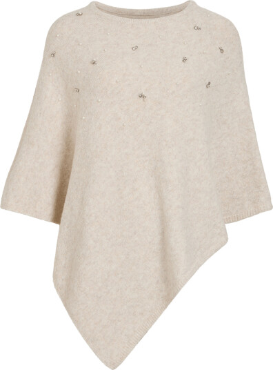 Vila Vimisa Poncho/Ka Cream ONE SIZE Vila Vimisa Poncho/Ka Cream ONE SIZE