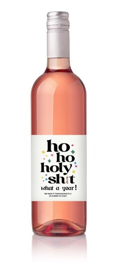 Flaske Klistremerke Ho Ho Holy Flaske Klistremerke Ho Ho Holy