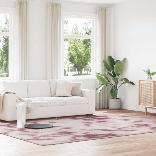 Flossteppe med lang luv NAVARRA støvet rosa 240x340cm polyester 8721158558435
