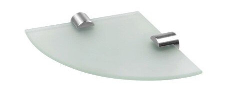 Randi Line 18 hylle, 15x15 cm, glas/børstet rustfritt stål Randi Line 18 hylle, 15x15 cm, glas/børstet rustfritt stål