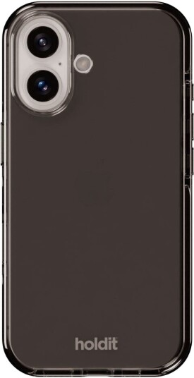 Holdit Seethru iPhone 16 deksel sort