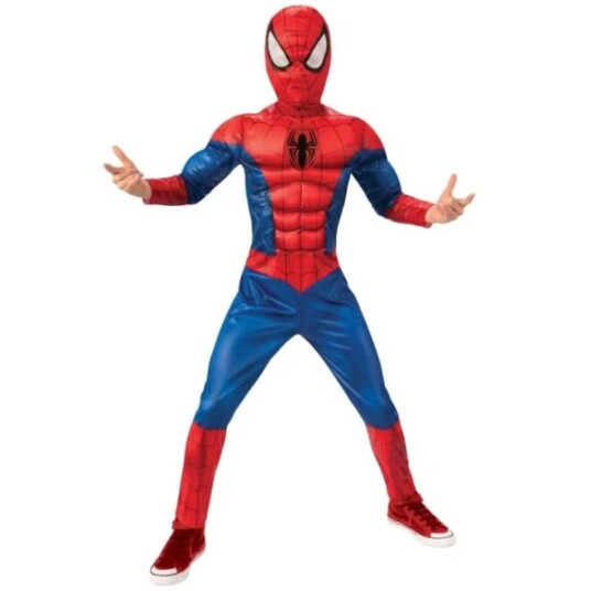 Marvel Spiderman Deluxe Kostume (M) Marvel Spiderman Deluxe Kostume (M)