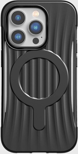 Raptic X-Doria Clutch-etui iPhone 14 Pro med MagSafe-bakdeksel svart