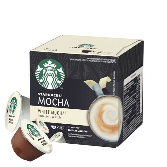 Dolce Gusto Starbucks White Mocha til Dolce Gusto. 12 kapsler