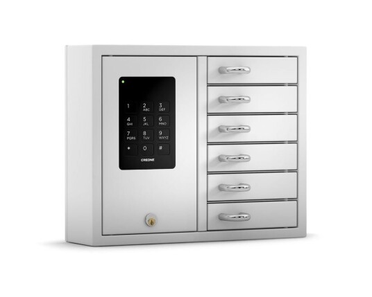 Creone 9006 B Smart nøkkelskap med 6 luker Creone 9006 B Smart nøkkelskap med 6 luker