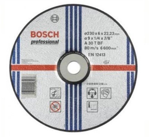 Bosch Offset Slipeskive 230 mm 22,23 mm til Vinkelsliper