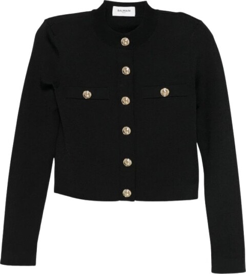 Balmain Dame Strikkevarer Svart 2XS, Balmain Dame Strikkevarer Svart 2XS,